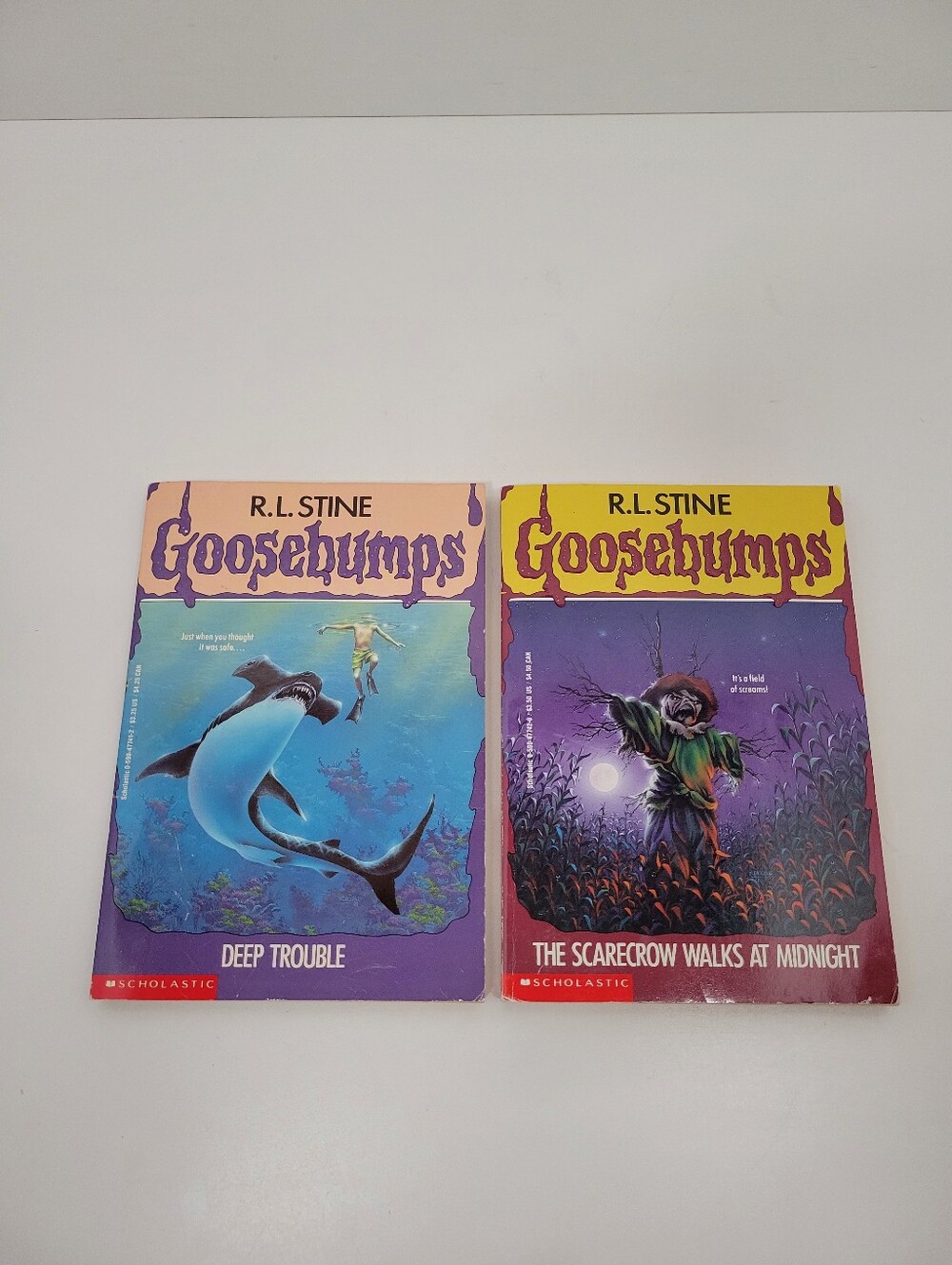 Vintage 1994 Goosebumps Books # 19 And 20 R.L. Stine Set Of 2 Soft Cover Books